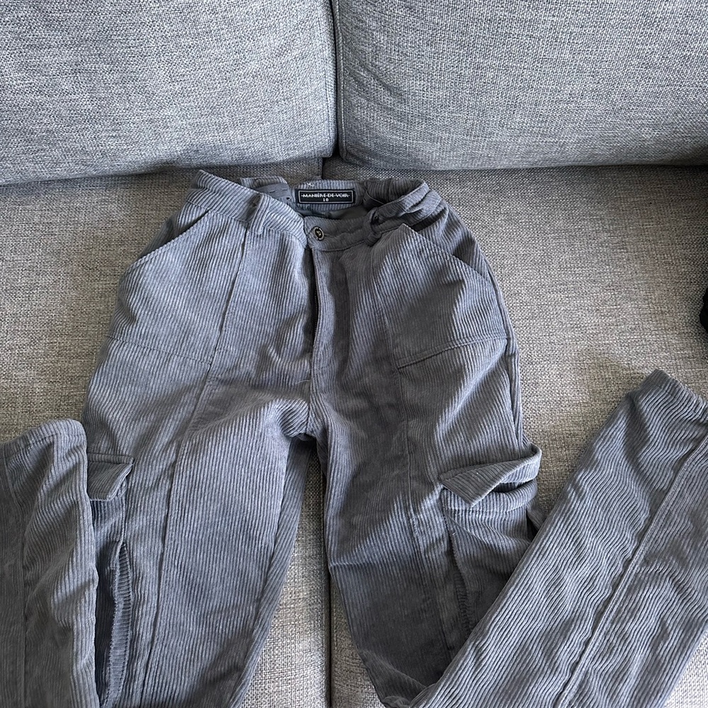 Manière De Voir Steel Grey Cargos